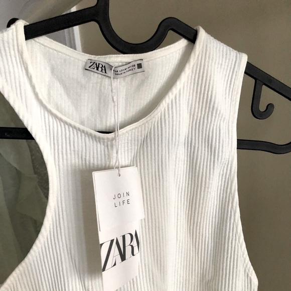 BNWT Zara Asymmetrical Bodysuit - Picture 3 of 4
